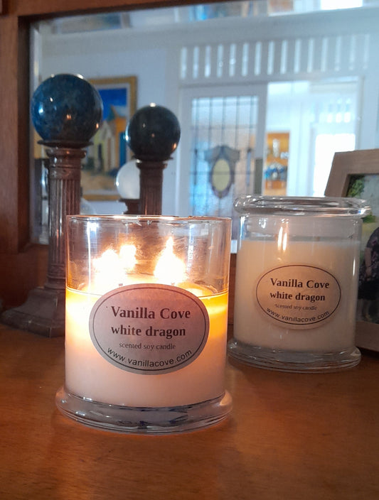 50 hour White Dragon Candle