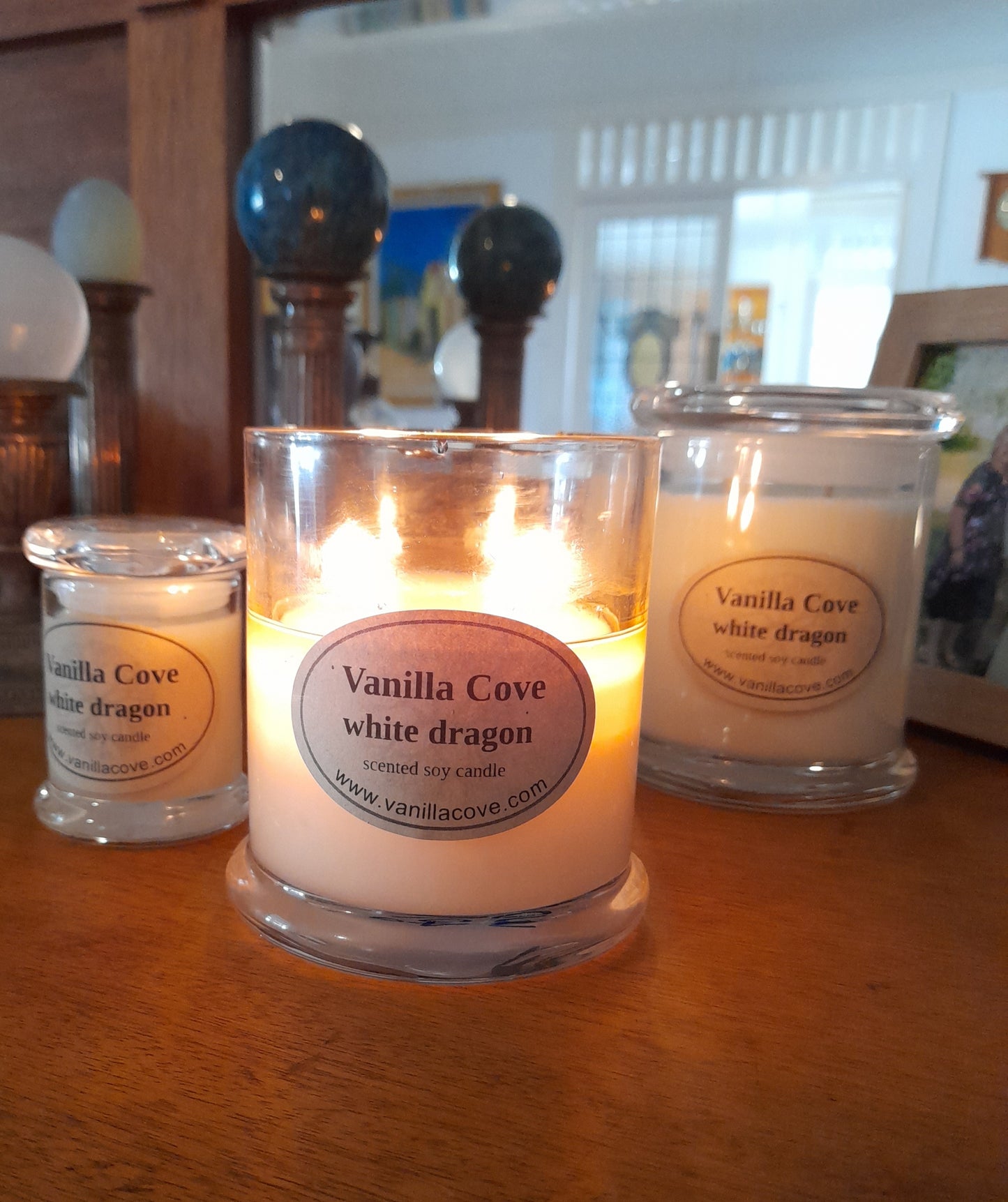 50 hour White Dragon Candle