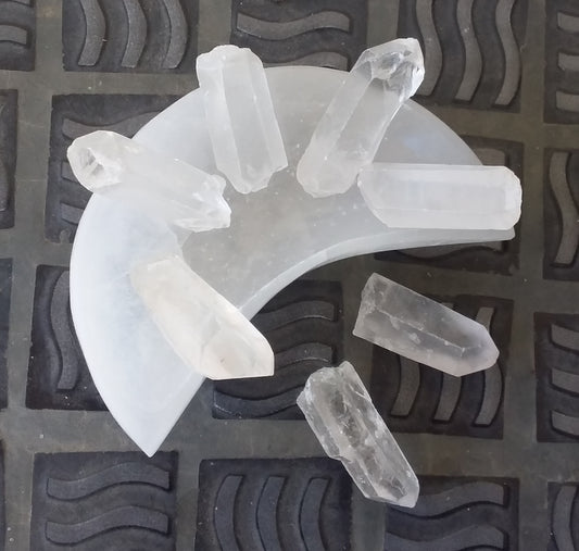 Point Rough Clear Quartz