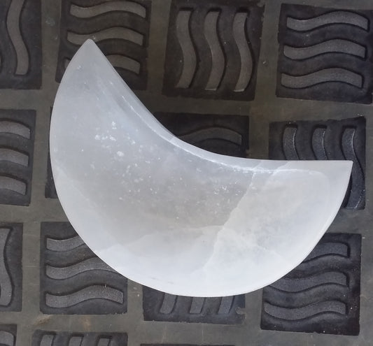 Bowl Selenite Moon