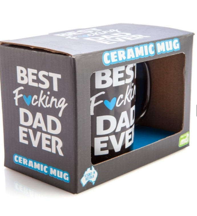 Mug Best f💙cking Dad Ever