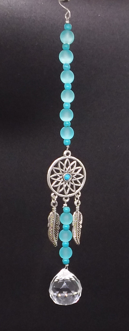 Suncatcher Blue dreamcatcher