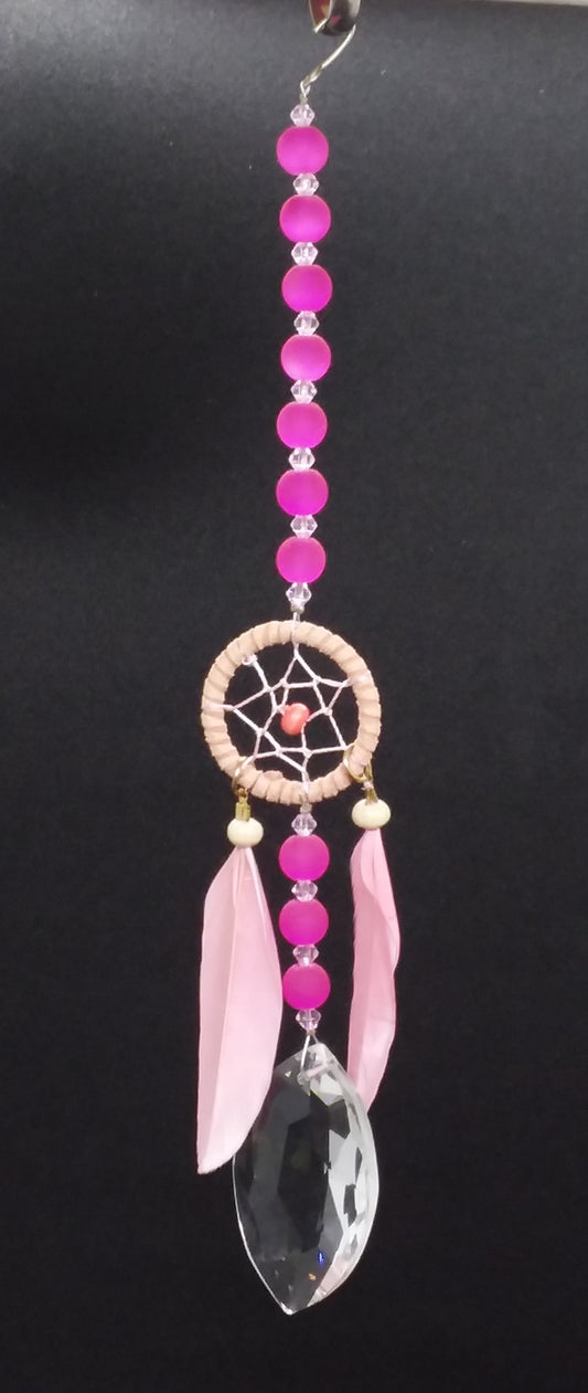 Suncatcher pink dreamcatcher