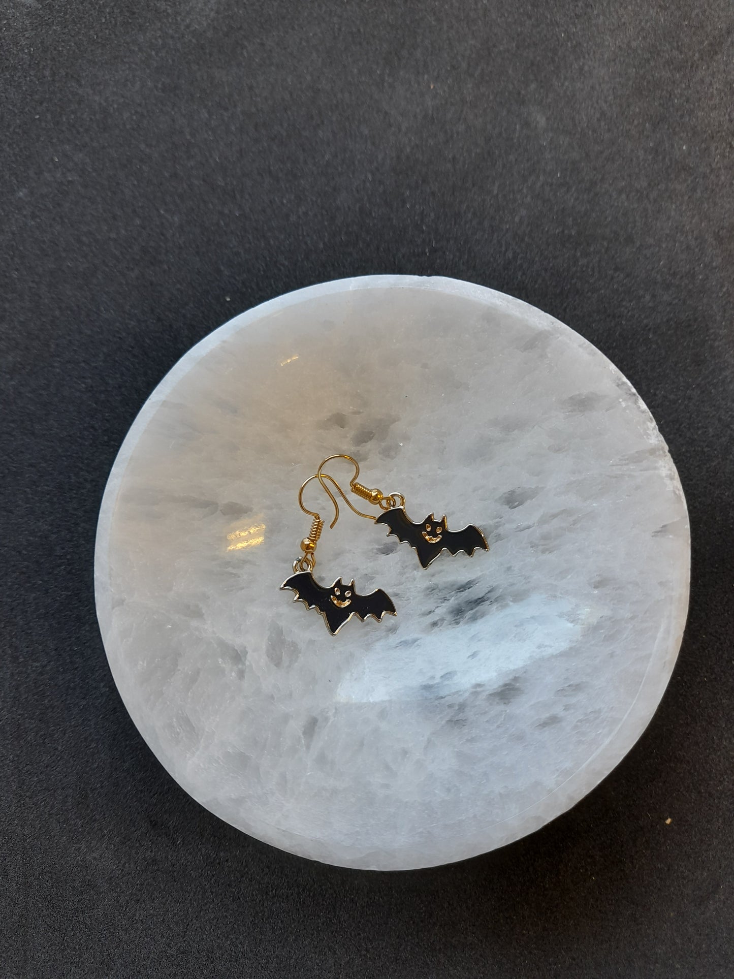 Earring Black Bats