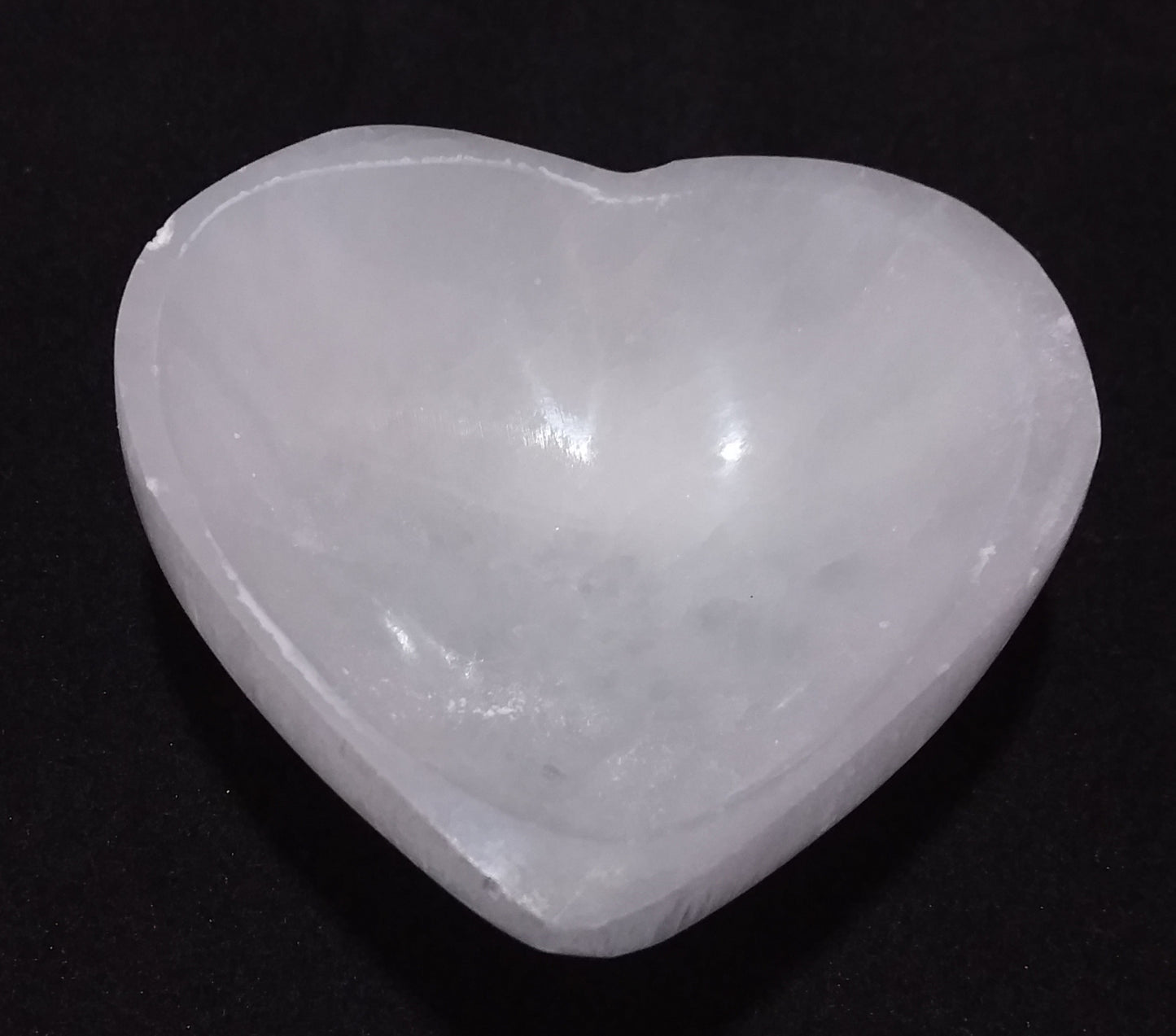 Bowl Selenite Heart small