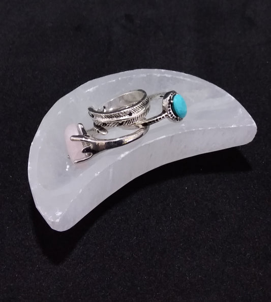 Bowl Selenite Moon small