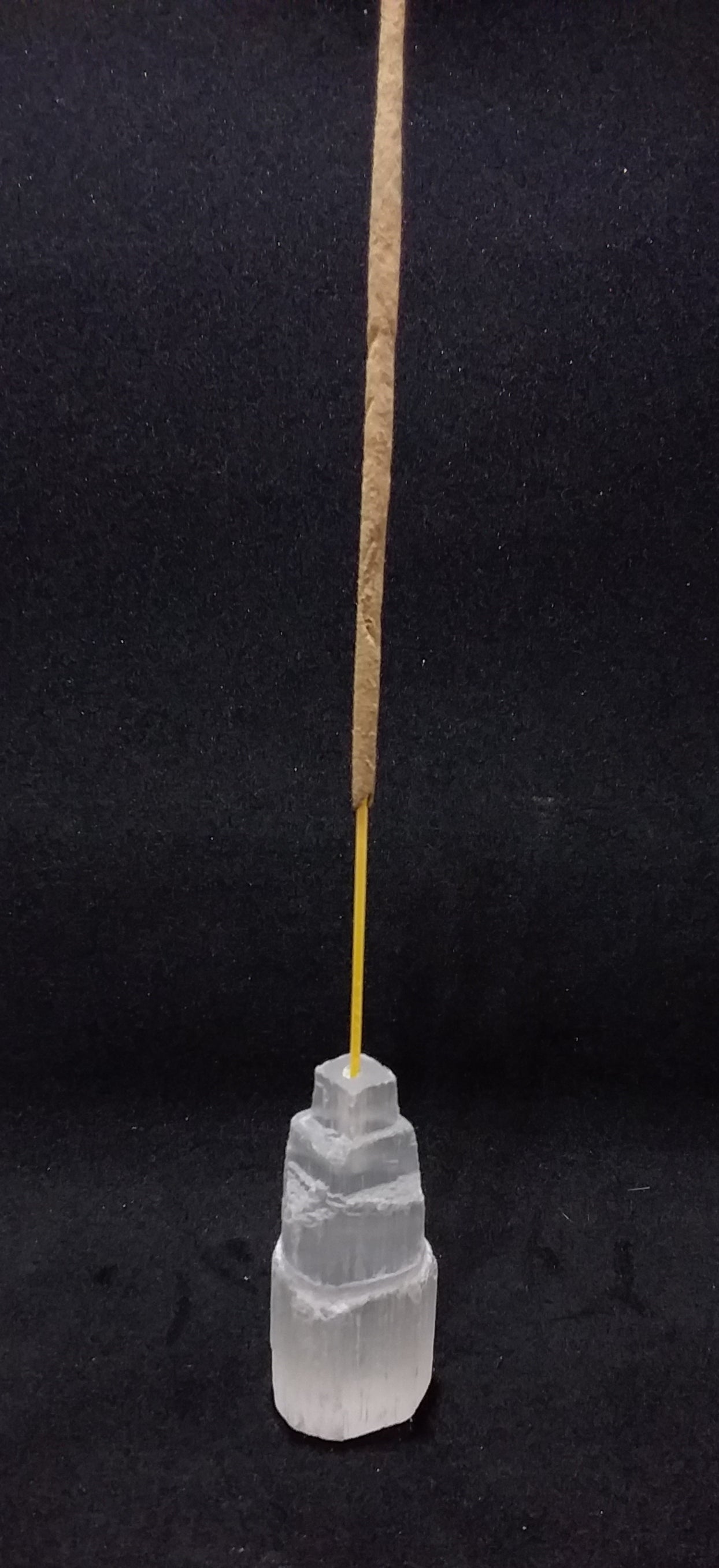 Incense Holder Selenite Tower
