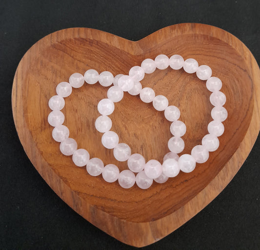 Bracelet - Rose Quartz Beads