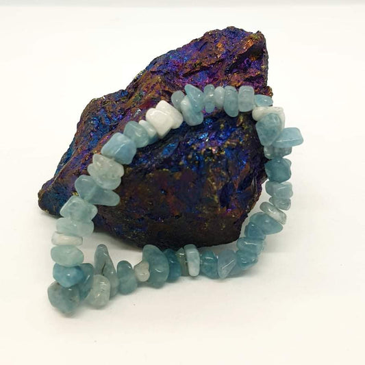 Chip Bracelet - Aquamarine