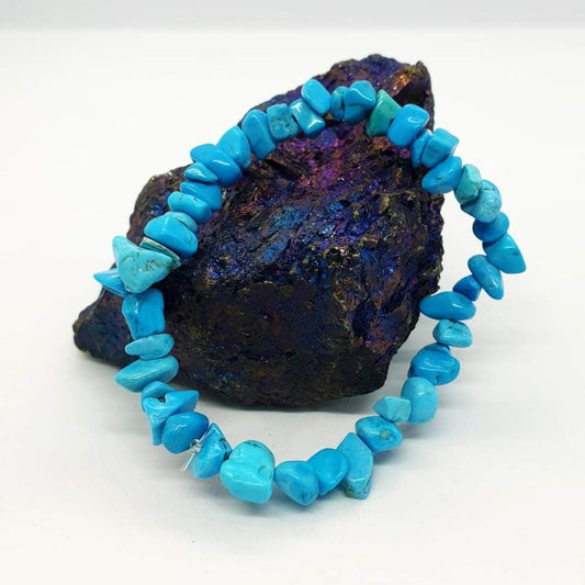 Chip Bracelet - Blue Howlite