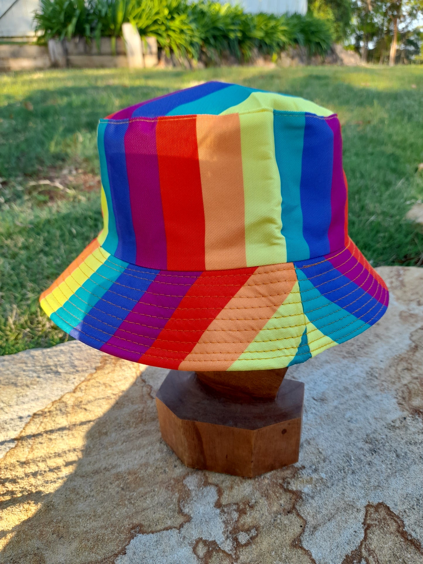 Bucket Hat - Rainbow Stripe