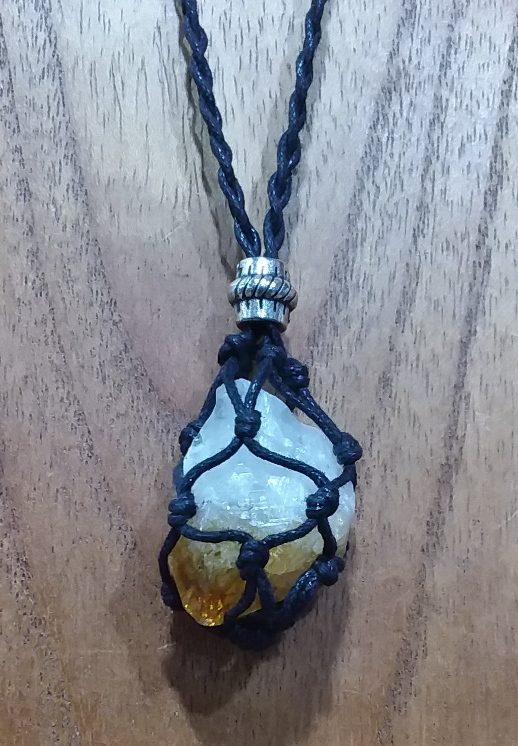 Necklace Net Citrine