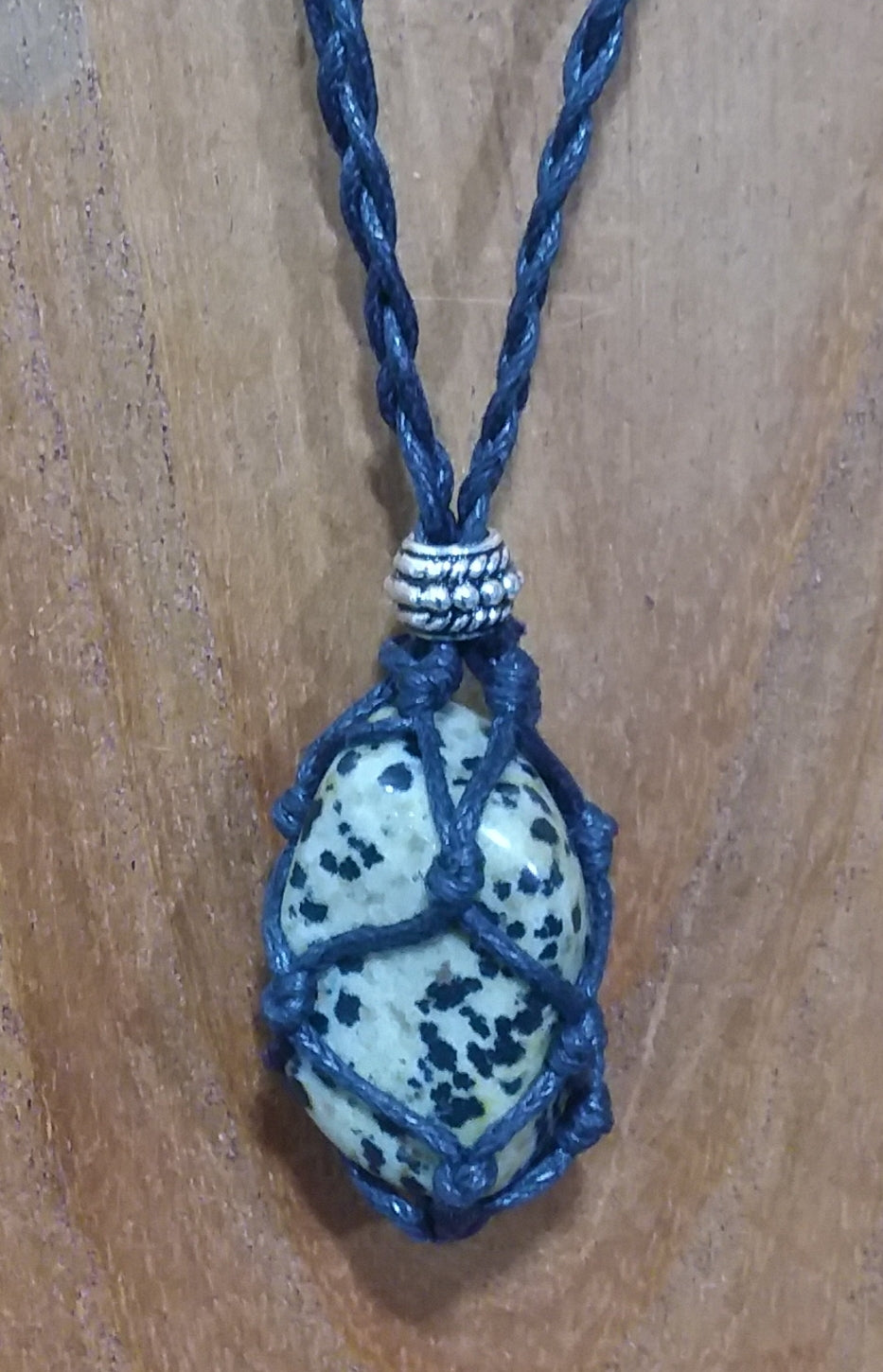 Necklace Net Dalmatian Jasper