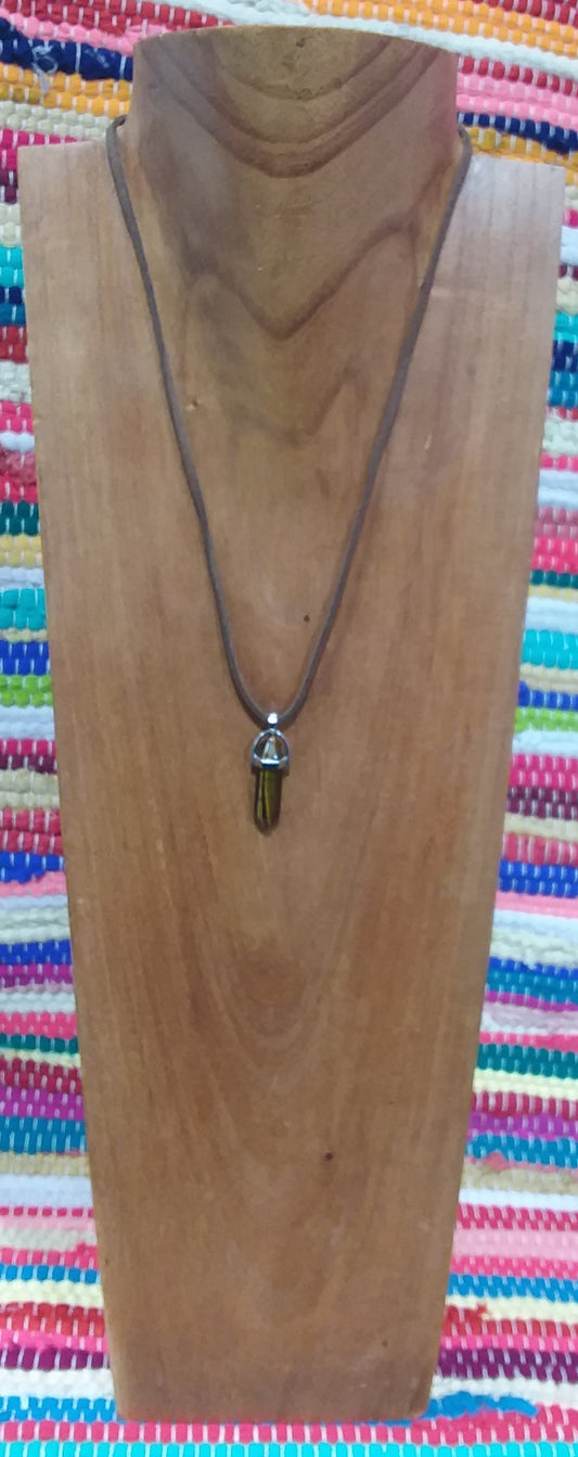 Necklace Short Point Tigers Eye