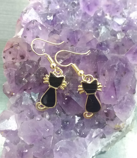 Earring Black Cat