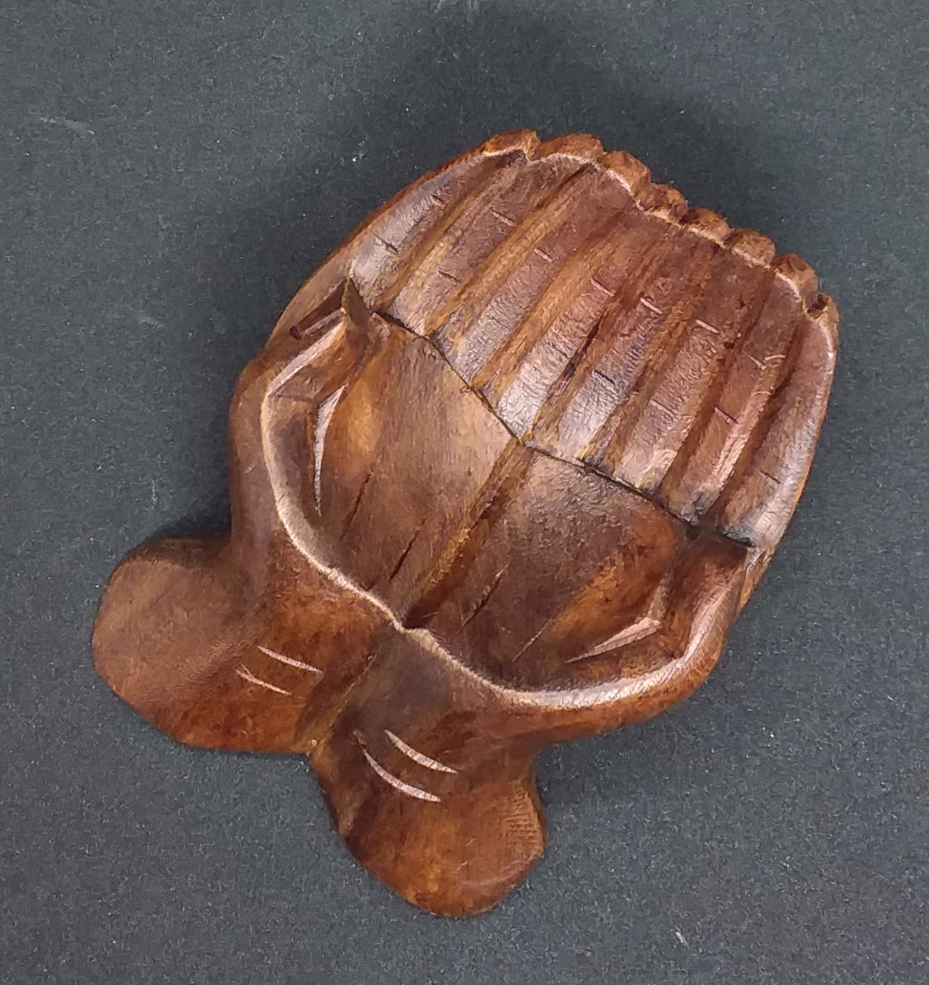 Bowl wooden hand small