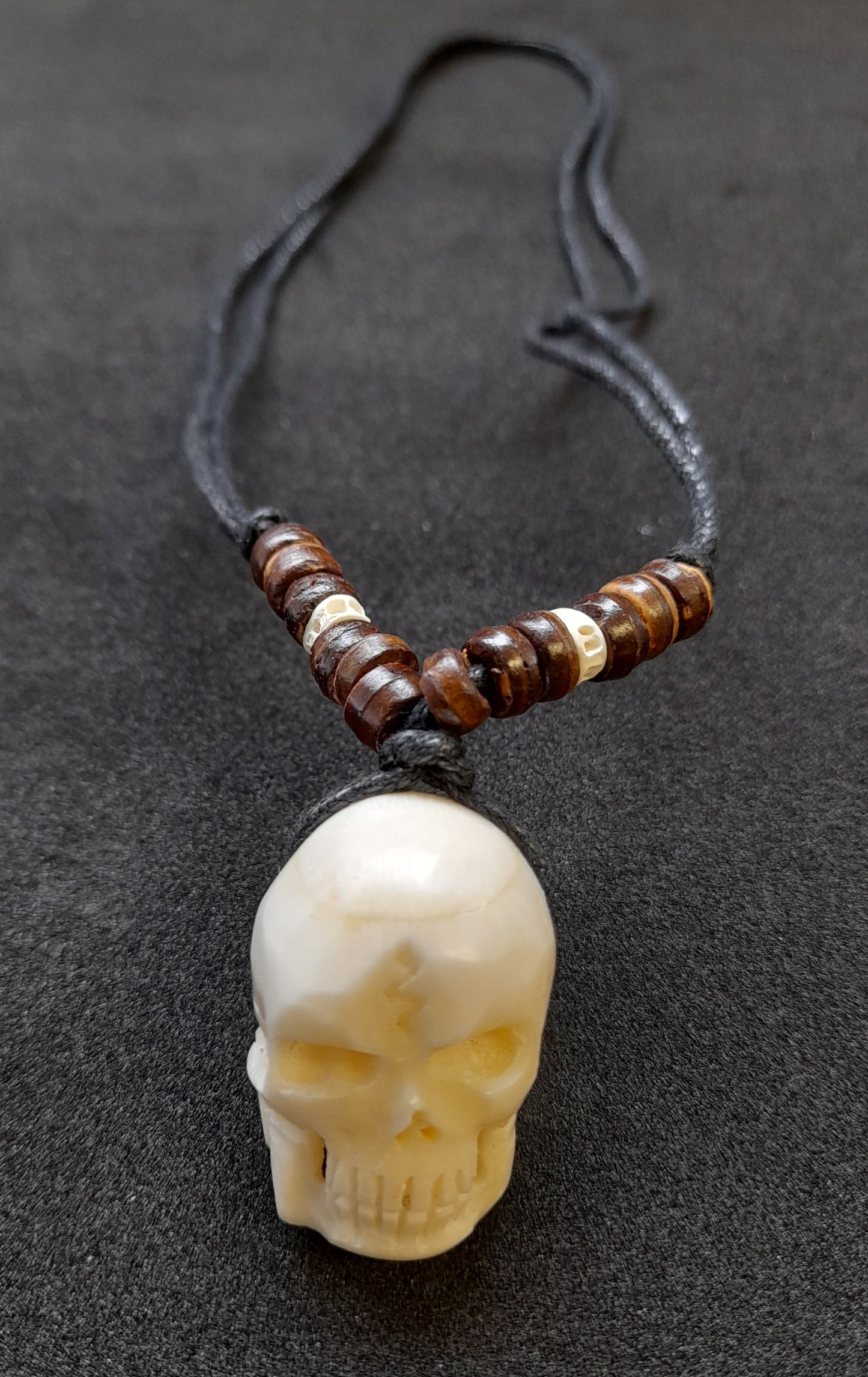 Necklace Skull - Bone