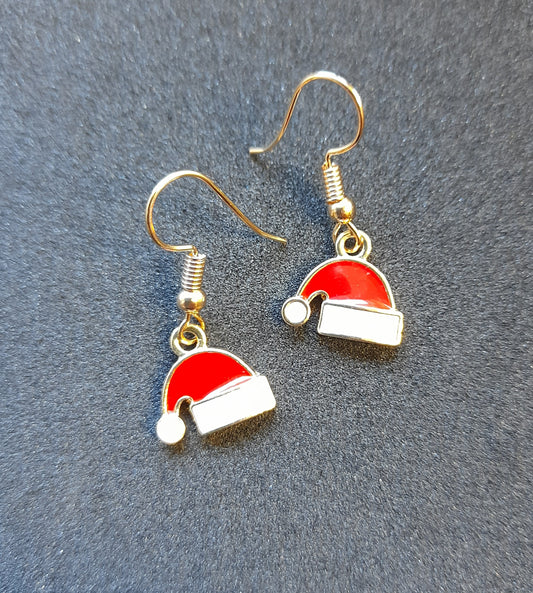 Earring Santa Hat