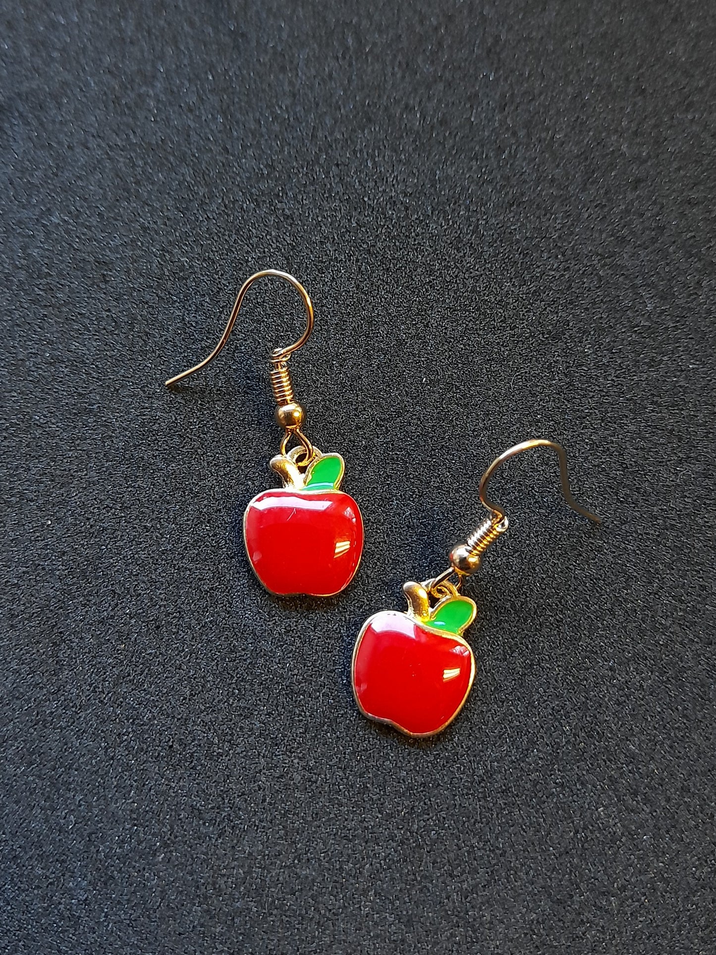 Earring Red Apple