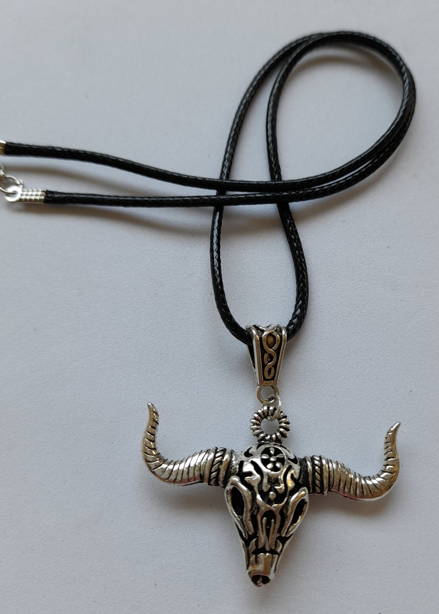 Necklace Longhorn Bull Skull