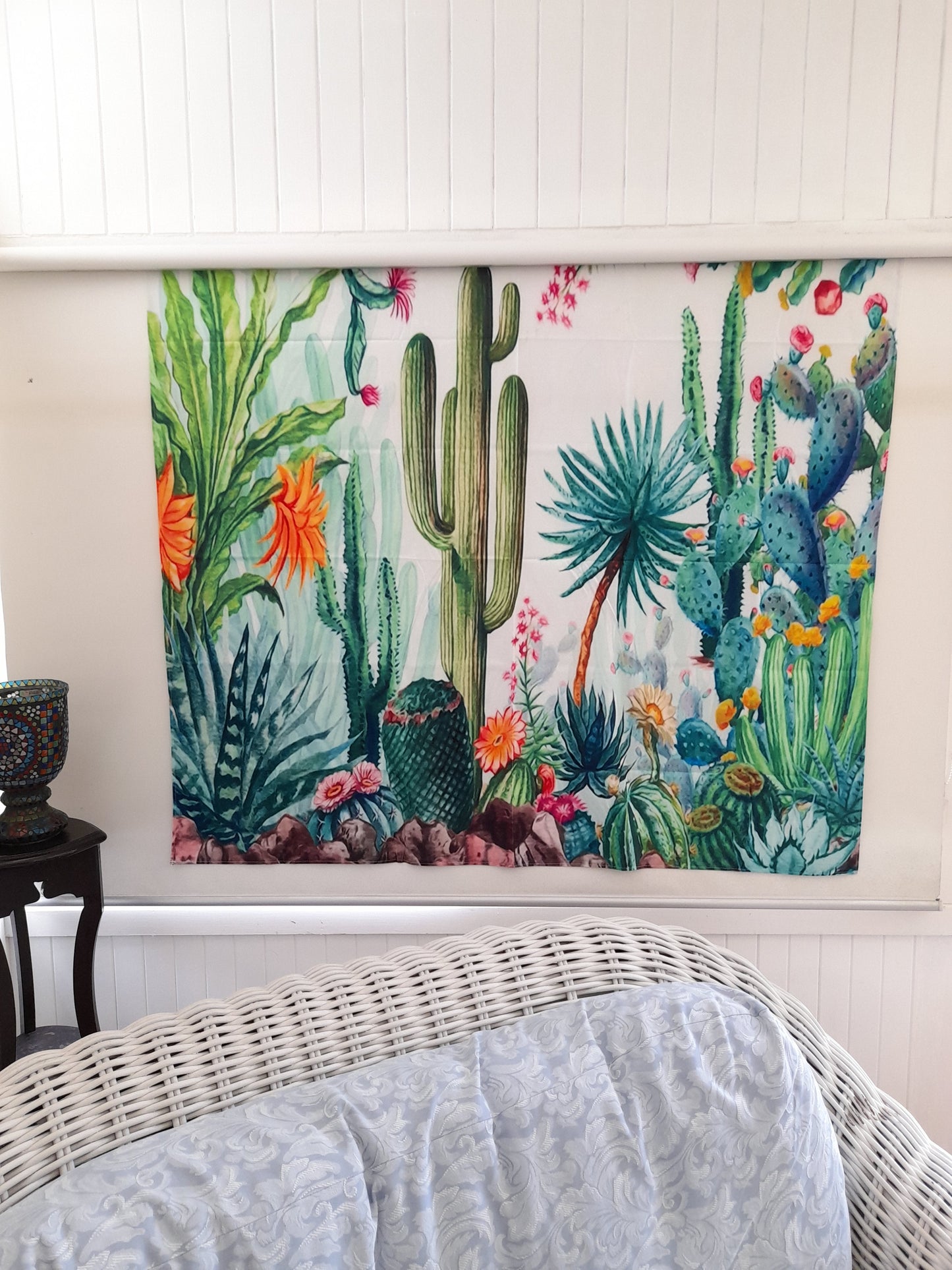 Wall Hanging Tapestry Cactus Garden