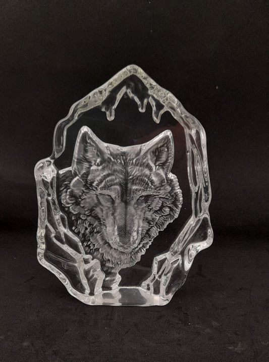 Paperweight Wolf Head Iceberg