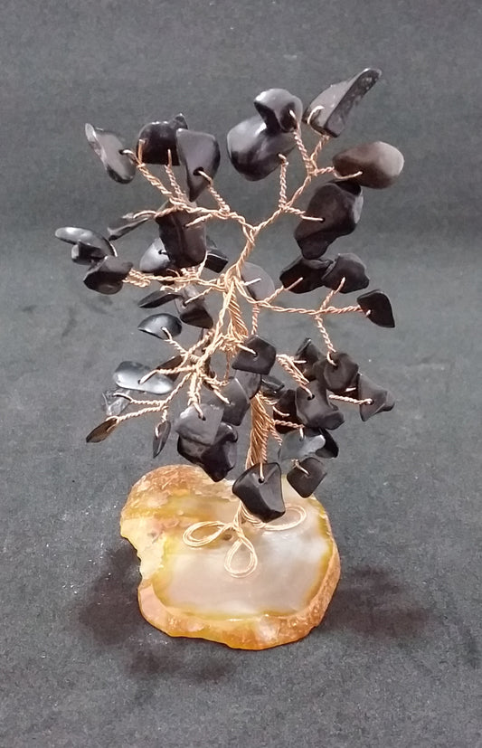 Crystal Tree - Black Agate