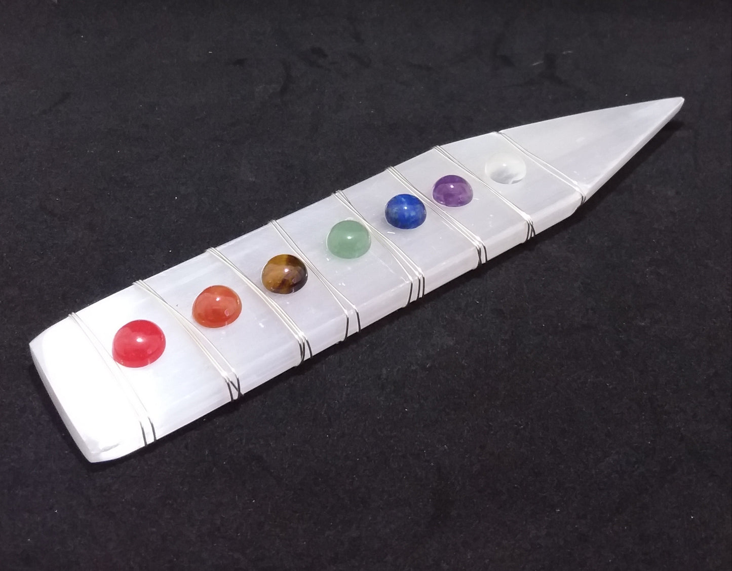 Wand Selenite Chakra