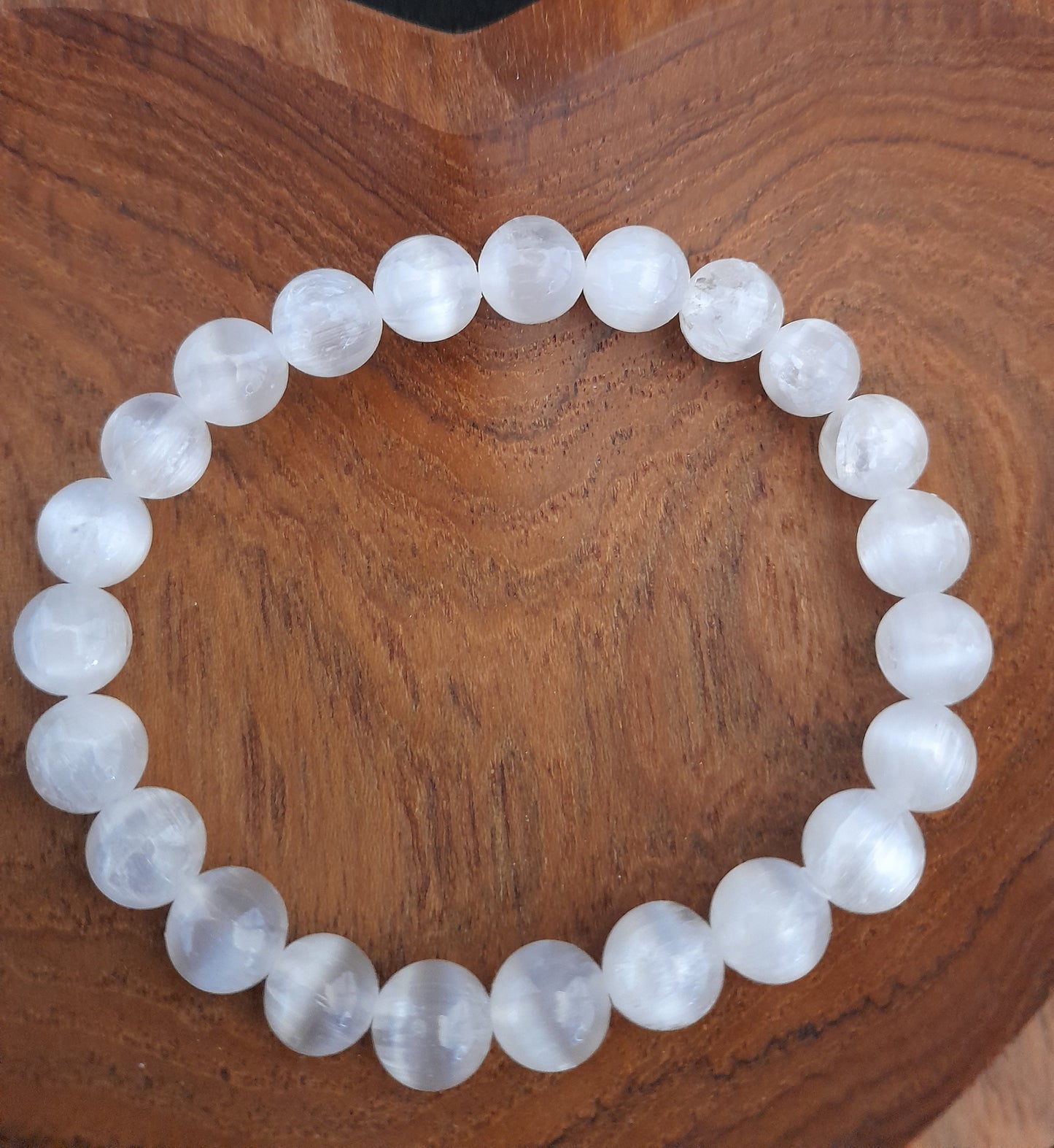 Bracelet - Selenite Beads