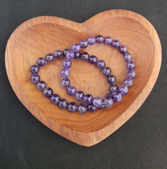 Bracelet - Amethyst Beads