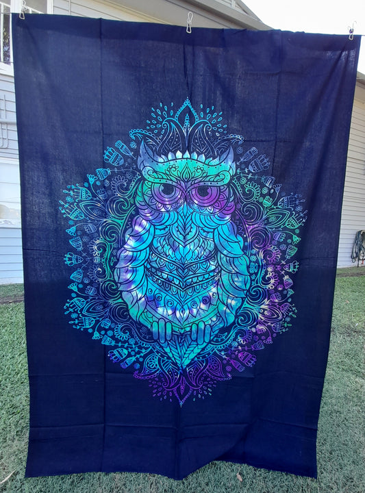 Wall Hanging Tapestry Owl