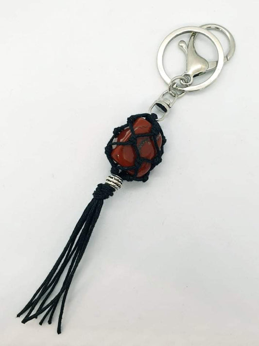 Keyring - Red Jasper